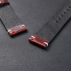 Six-color Retro Oil Wax Discoloration Leather Watch Strap