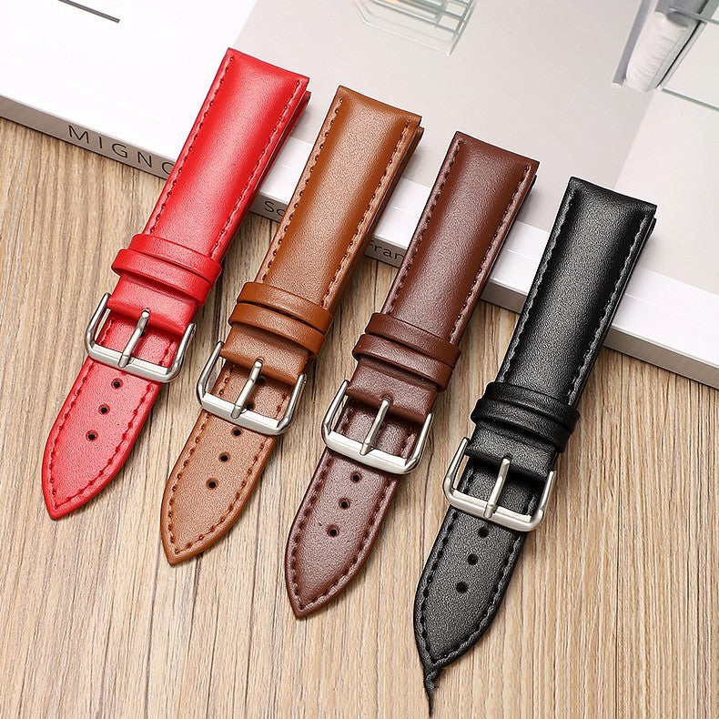 Versatile And Minimalist Genuine Leather Watch Strap