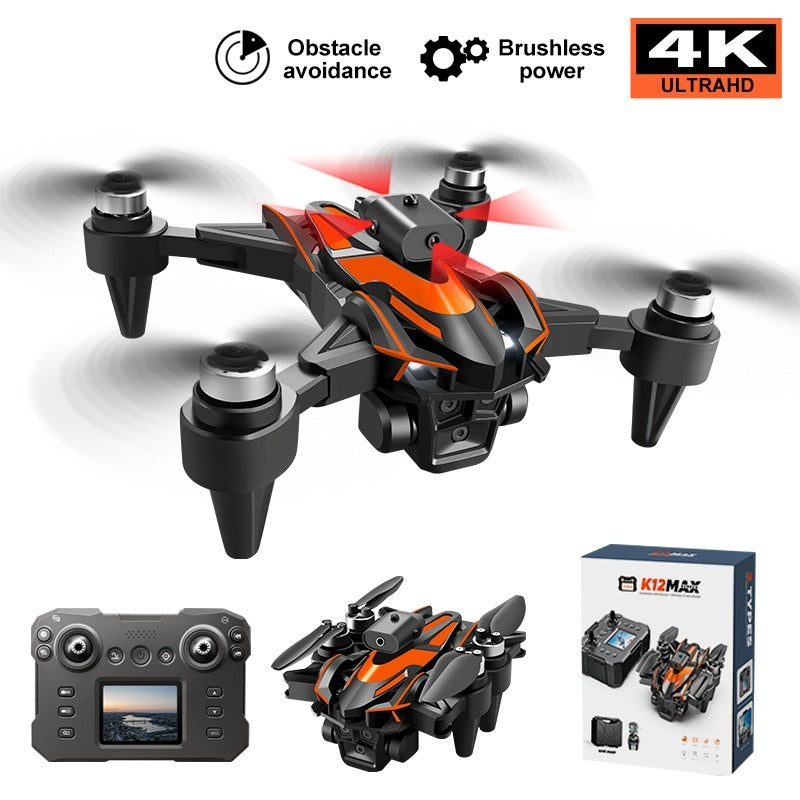 K12MAX Brushless UAV Folding With Screen Remote Control Aerial Photography