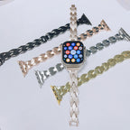 Creative Stainless Steel Diamond Solid Metal Strap