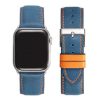 Vintage Oil Wax Leather Smart Watch Strap