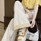 Tea Gray Flared Jeans Women's High Waist Slimming Bootcut Pants