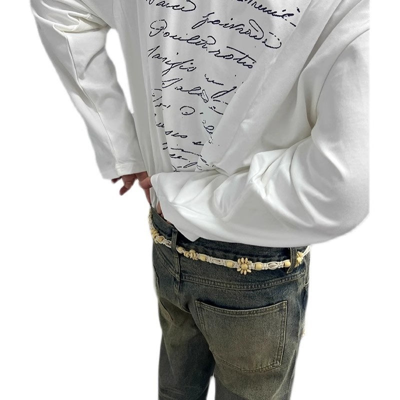 Personalized Bohemian Accessories Ethnic Style Woven Belt