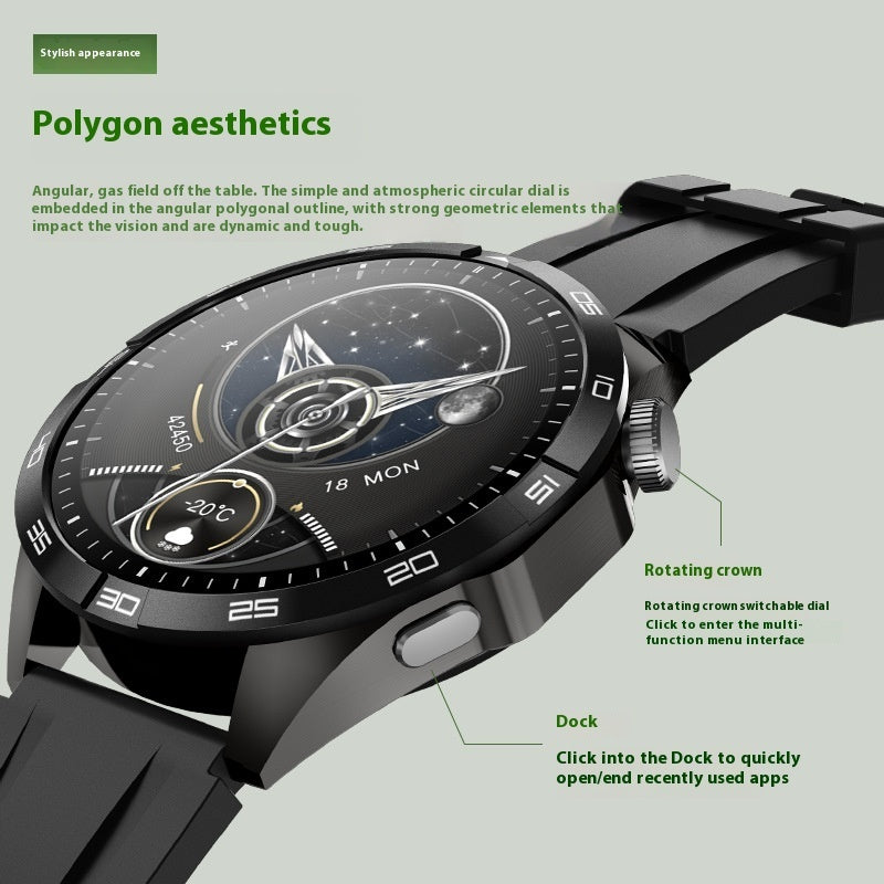 GT4MAX Smart Sports Watch Bluetooth Calling Health Monitoring Offline