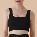 Striped Solid Color Quick-drying Gym Suit Sports Bra