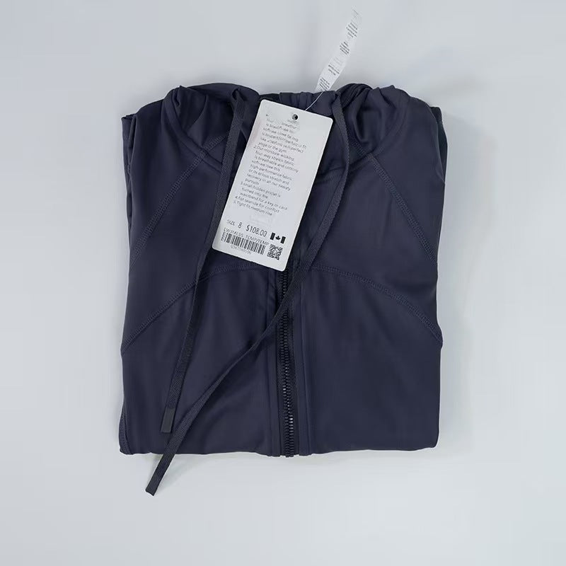 Autumn Yoga Clothes Hooded Fitness Hoodie Quick-drying