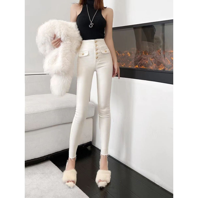 Slimming Stretch Tight Pants Skinny Pants Pencil Pants Trousers