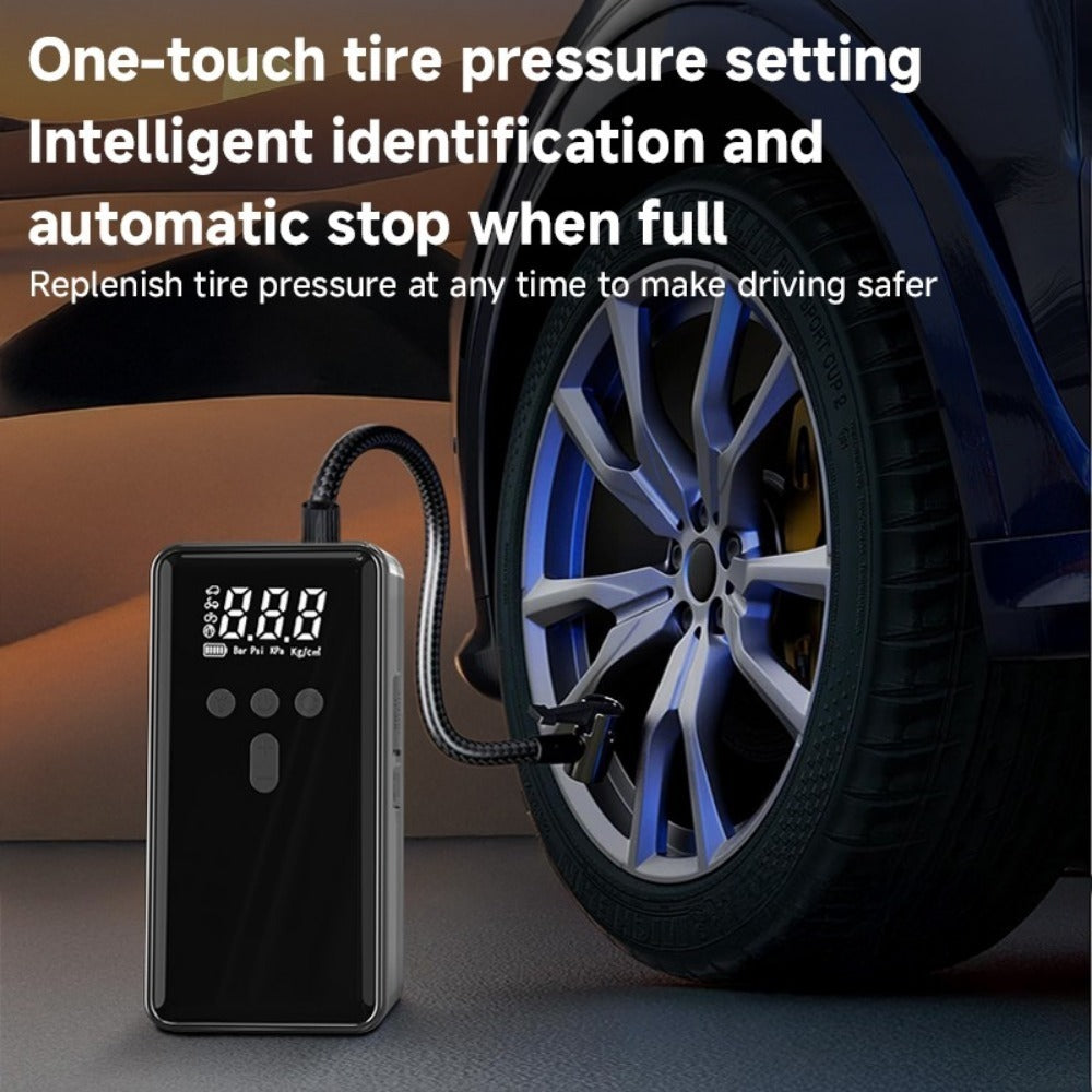 Car Battery Starter With Air Compressor 12V 2000A Car Battery Starter Digital Tire Inflator