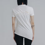 Personalized Circular Arc Design Simple And Thin Short Sleeve